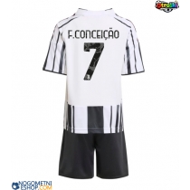 Otroški Nogometni dresi Juventus Francisco Conceicao #7 Domači 2025-26 Kratek Rokav (+ Kratke hlače)